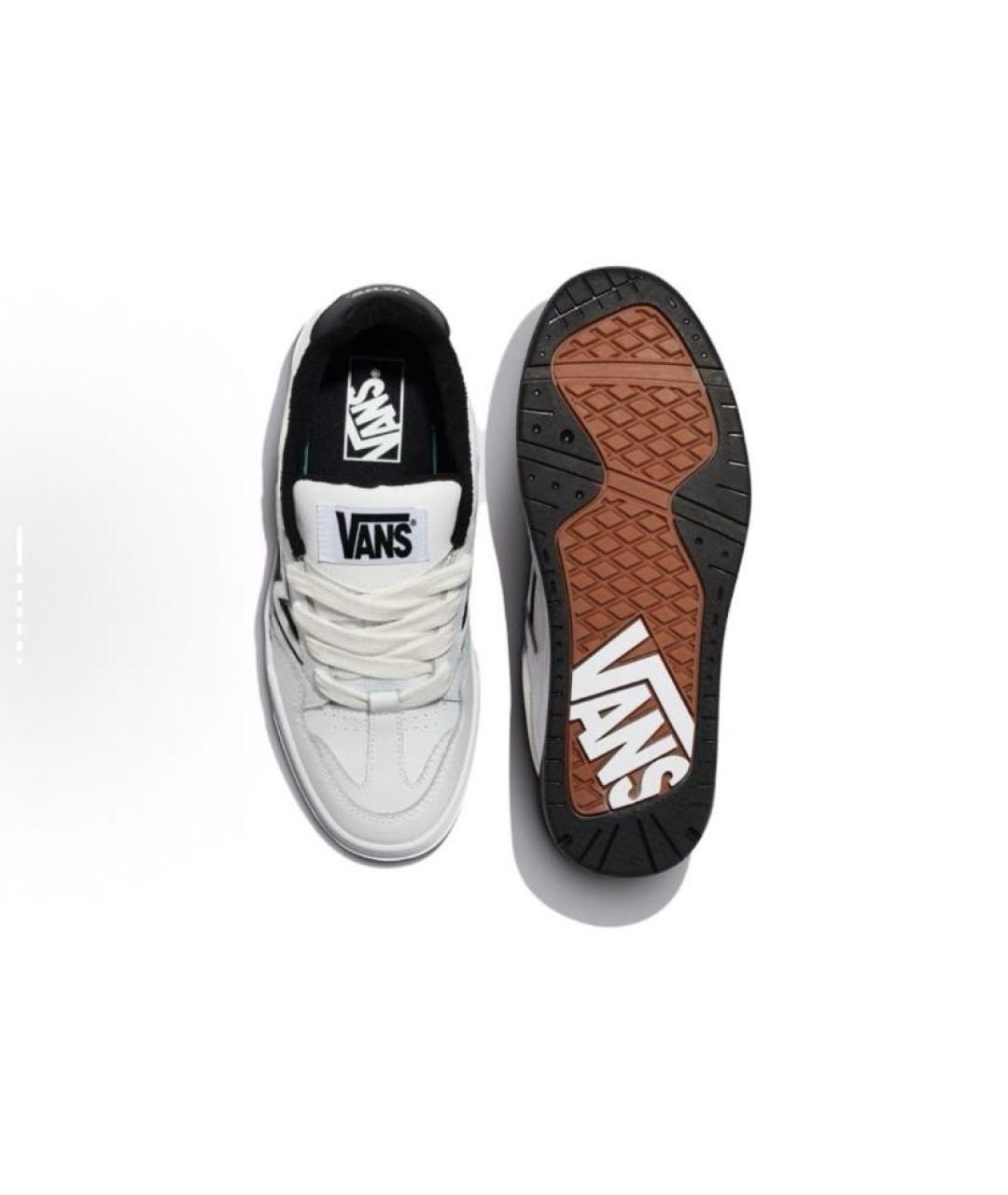 VANS Белые кожаные низкие кроссовки / кеды, фото 5