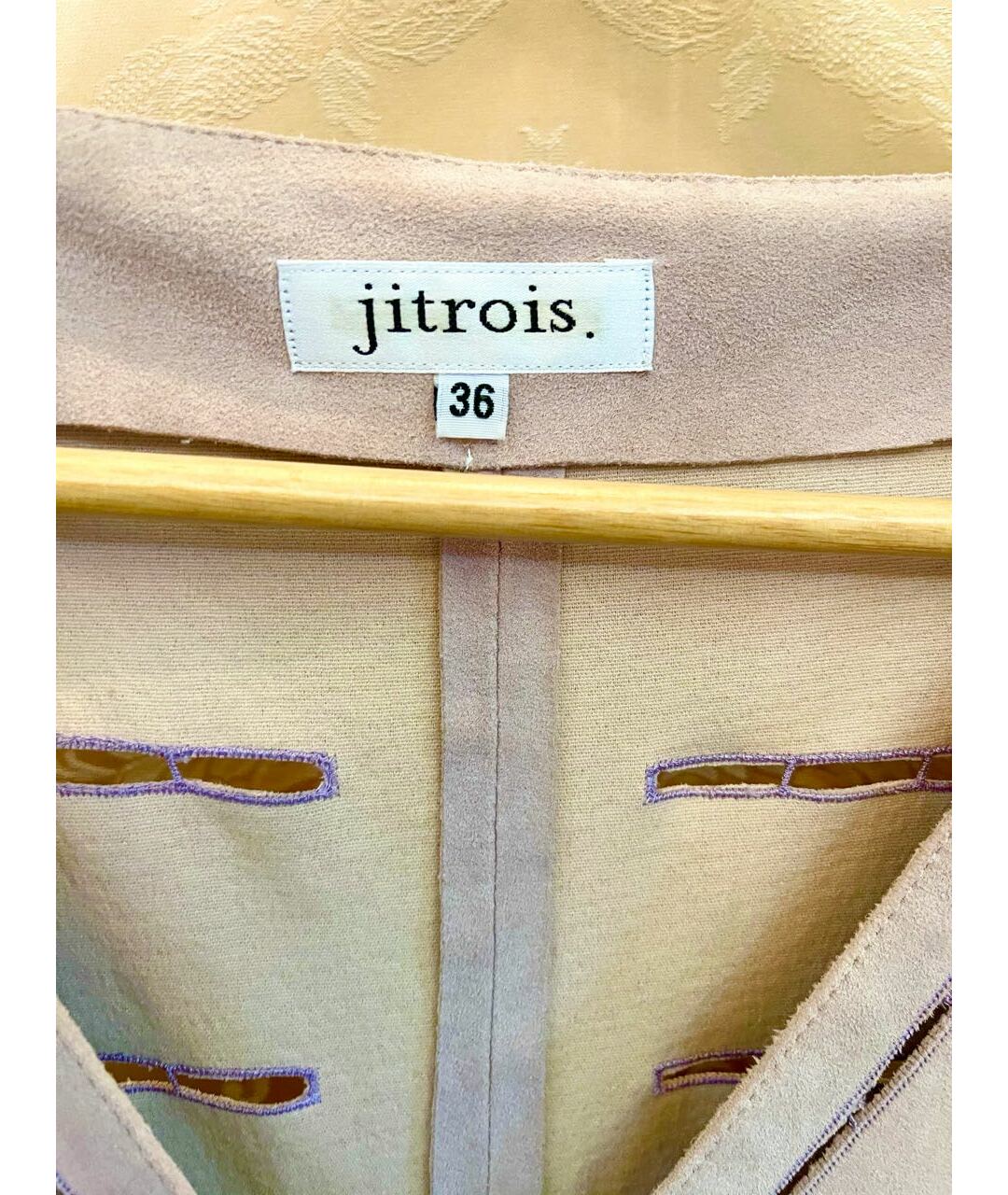 JITROIS Розовая замшевая рубашка, фото 3