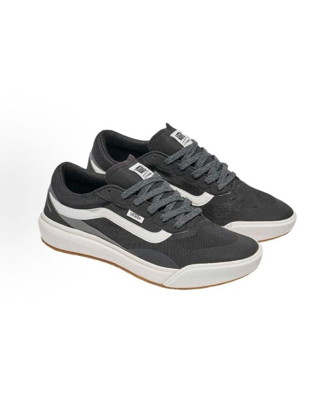VANS Черные текстильные низкие кроссовки / кеды, фото 3