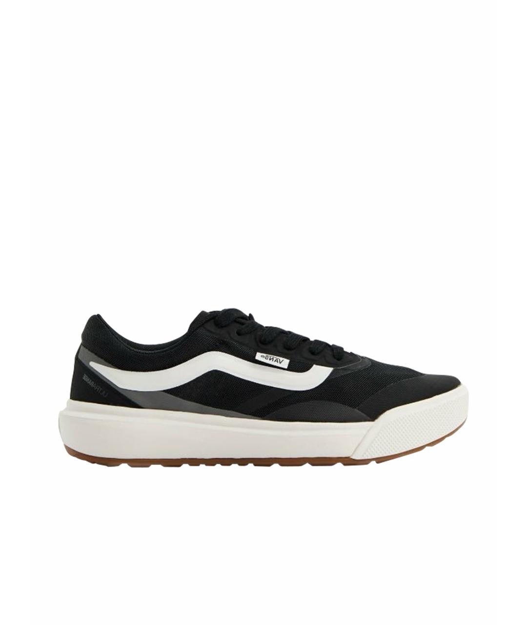 VANS Черные текстильные низкие кроссовки / кеды, фото 1
