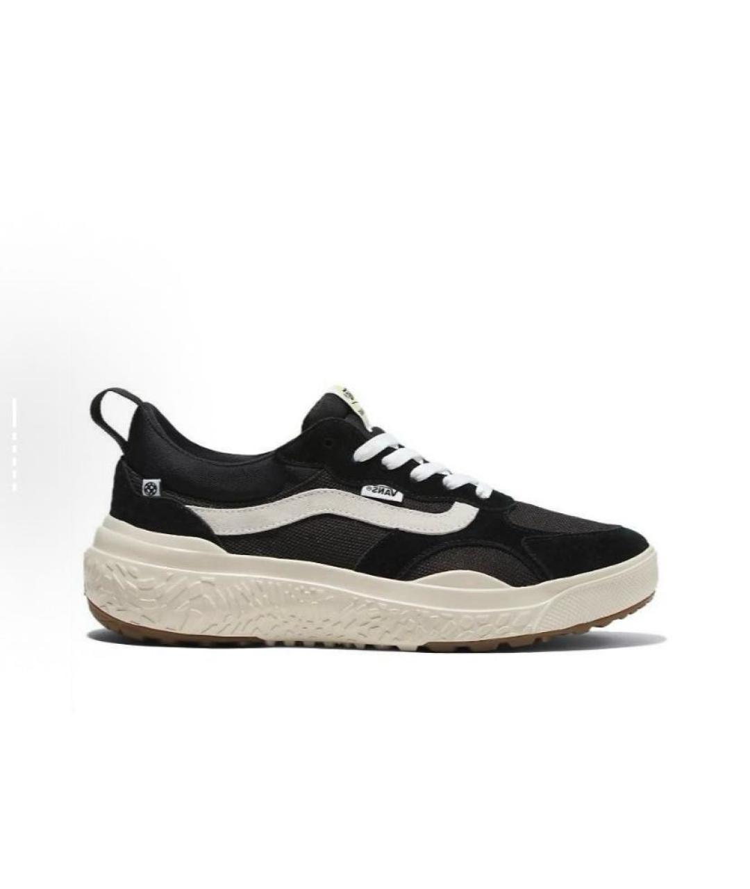 VANS Черные текстильные низкие кроссовки / кеды, фото 6