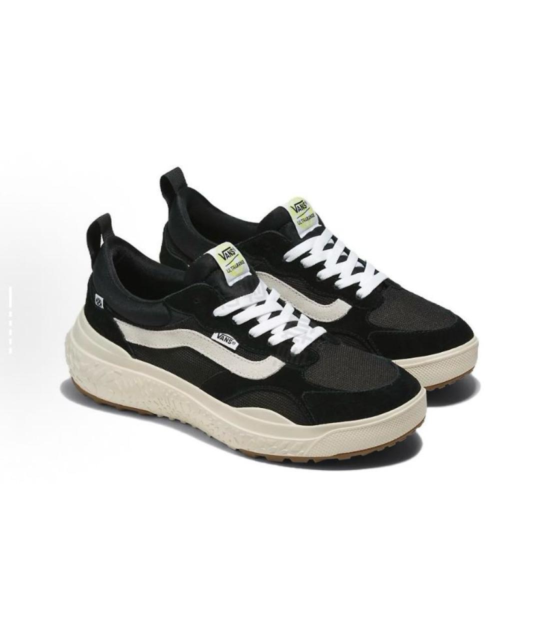 VANS Черные текстильные низкие кроссовки / кеды, фото 3