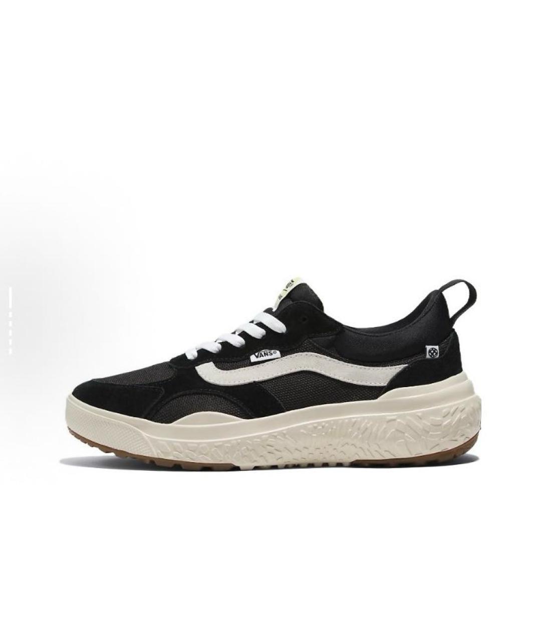 VANS Черные текстильные низкие кроссовки / кеды, фото 2
