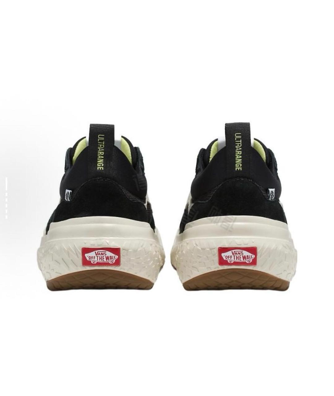 VANS Черные текстильные низкие кроссовки / кеды, фото 4