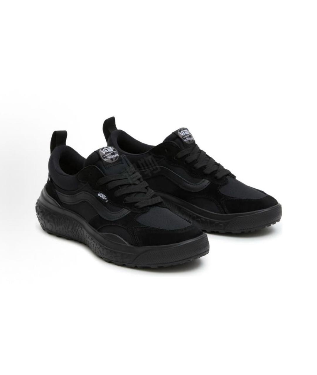 VANS Черные текстильные низкие кроссовки / кеды, фото 4