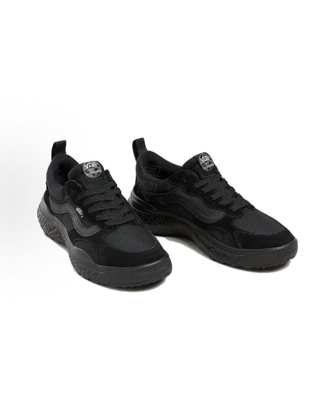 VANS Черные текстильные низкие кроссовки / кеды, фото 3