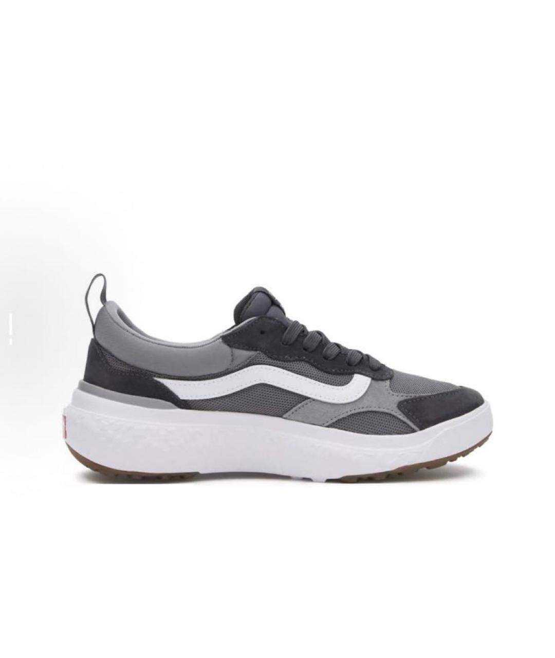 VANS Серые текстильные низкие кроссовки / кеды, фото 5