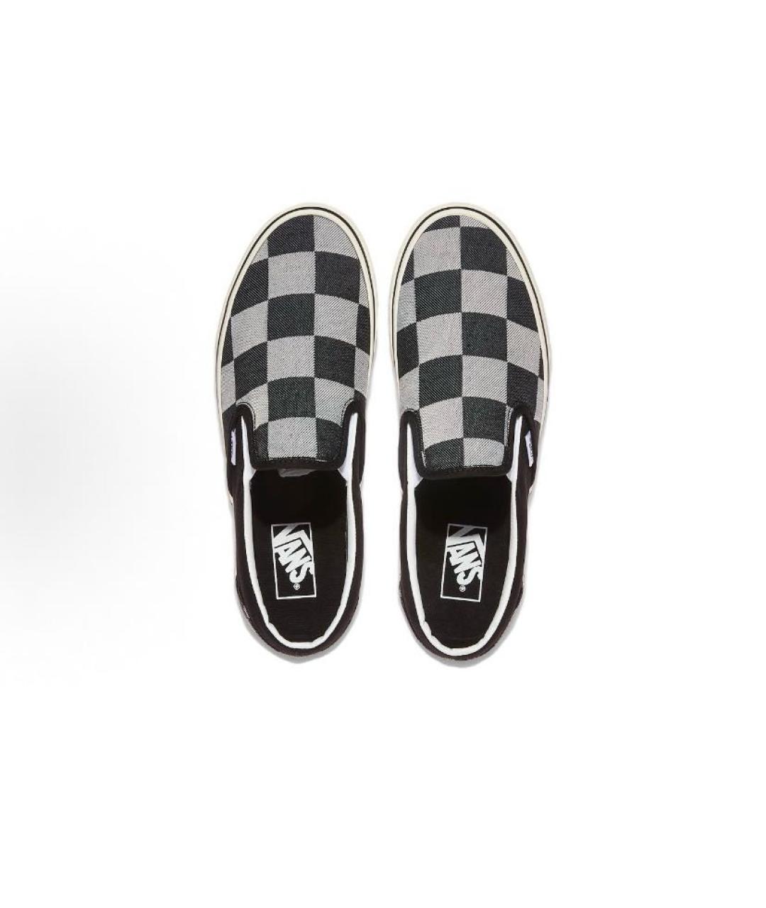 VANS Серые текстильные низкие кроссовки / кеды, фото 5