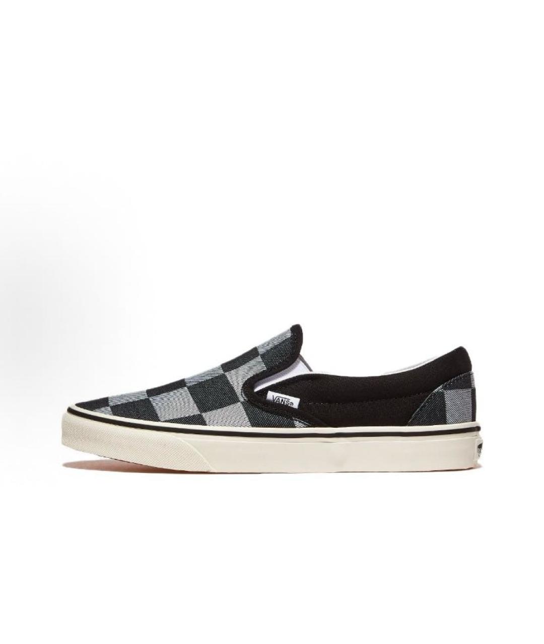 VANS Серые текстильные низкие кроссовки / кеды, фото 2