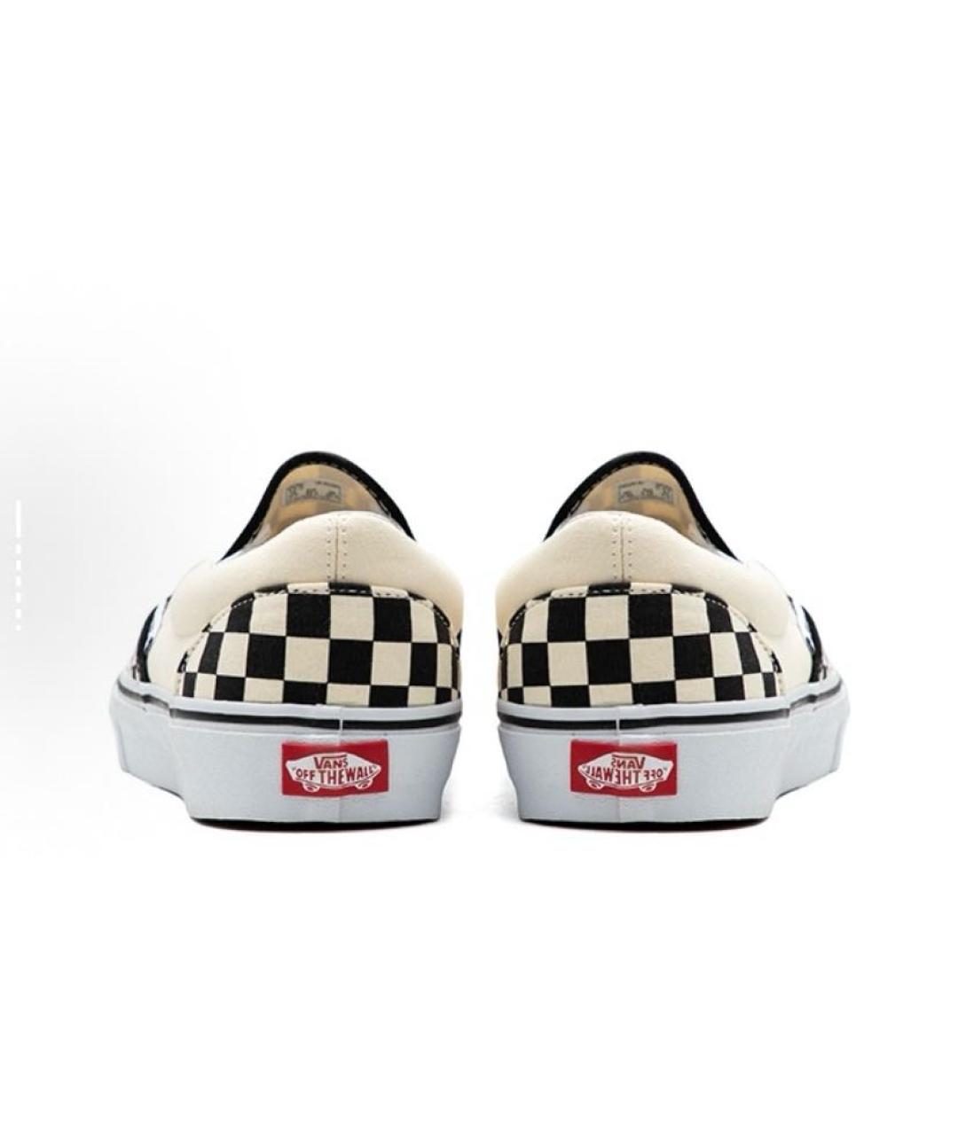 VANS Бежевые текстильные низкие кроссовки / кеды, фото 5