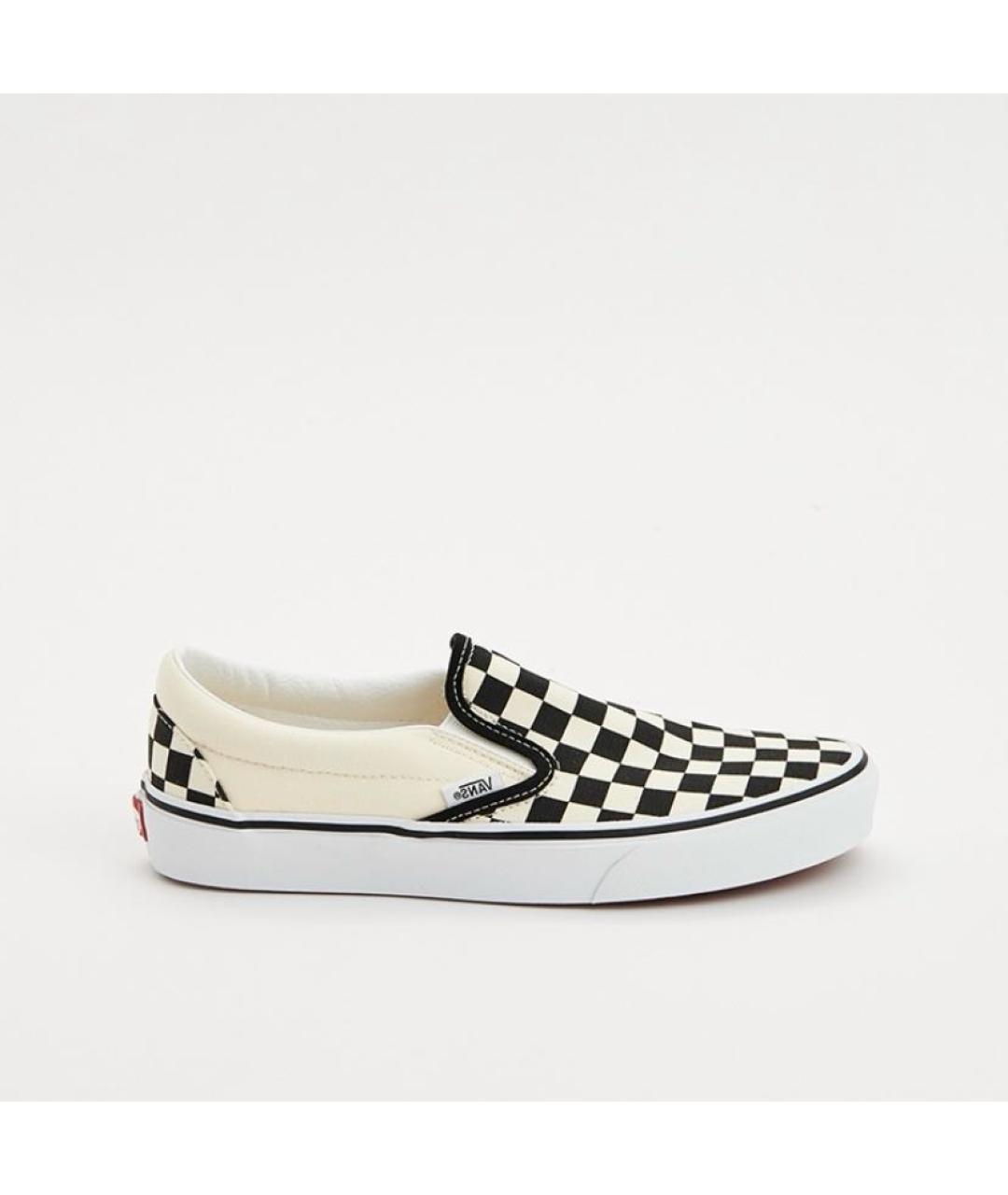VANS Бежевые текстильные низкие кроссовки / кеды, фото 7