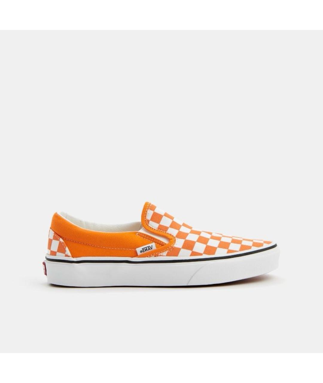 VANS Оранжевое текстильные низкие кроссовки / кеды, фото 7