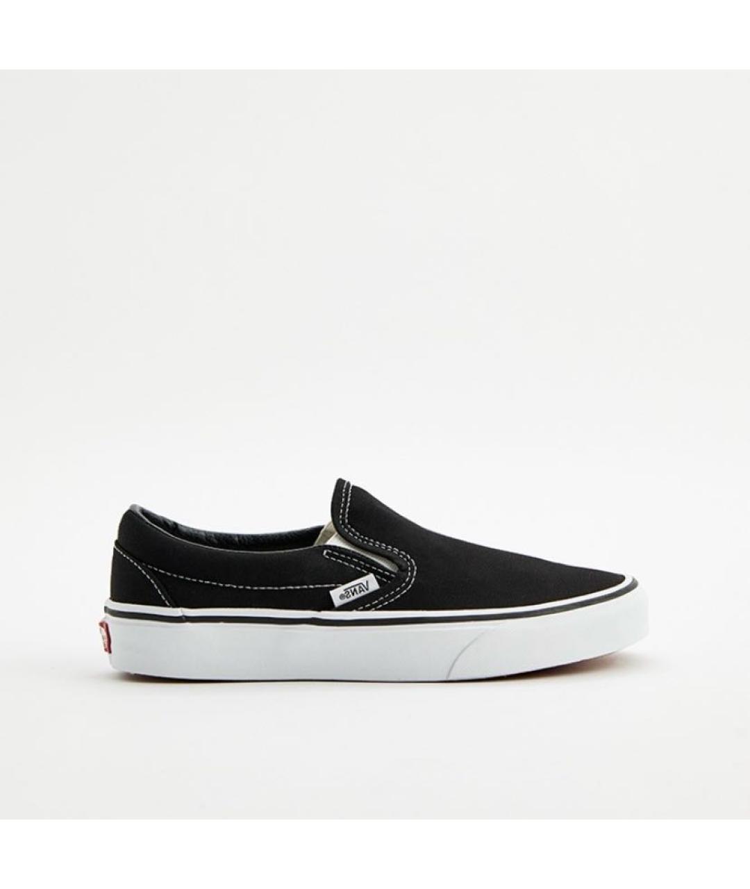 VANS Черные текстильные низкие кроссовки / кеды, фото 6