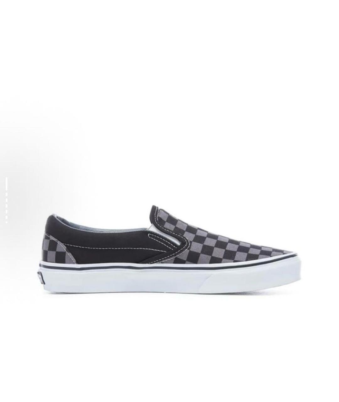 VANS Серые текстильные низкие кроссовки / кеды, фото 3