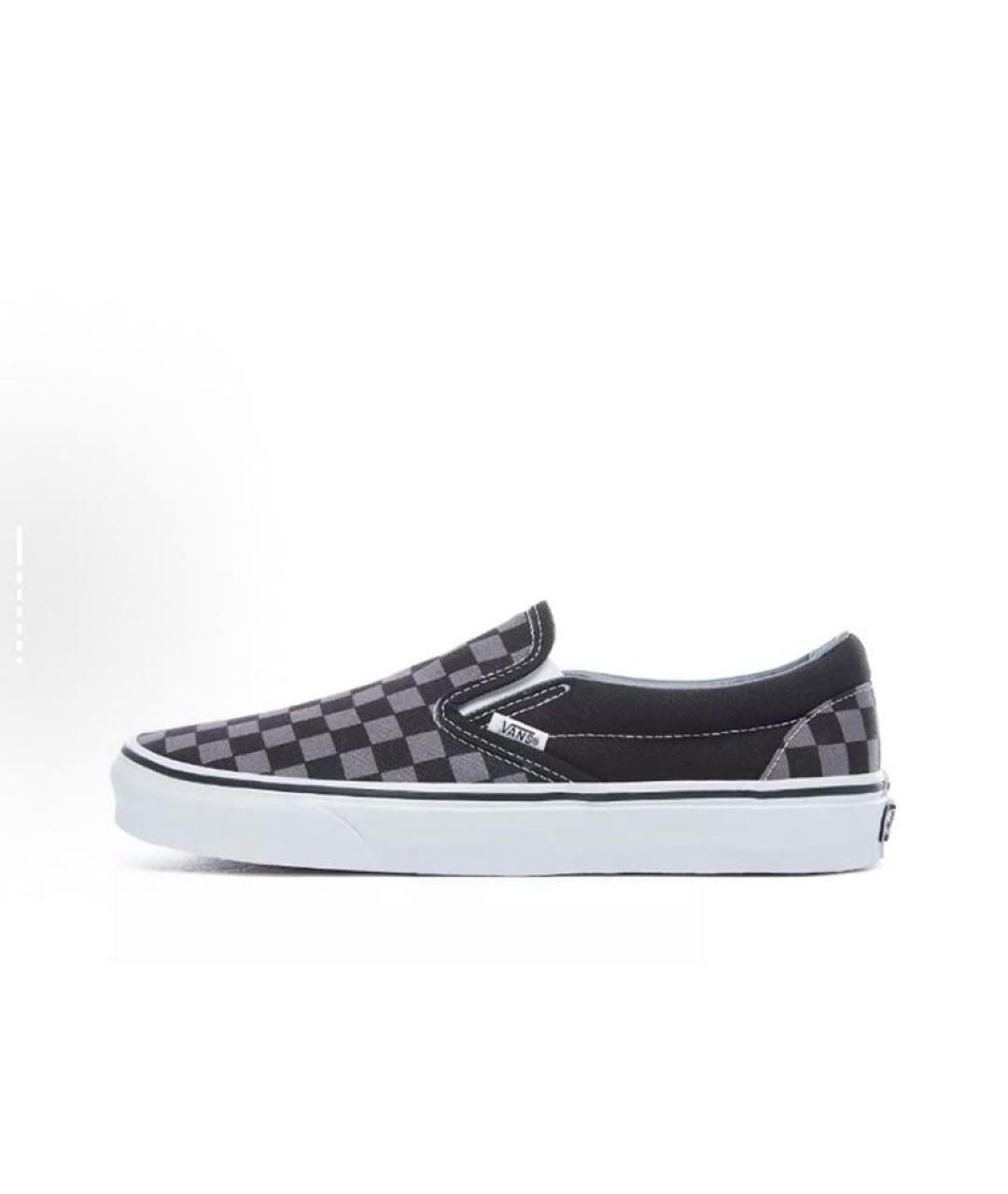 VANS Серые текстильные низкие кроссовки / кеды, фото 2