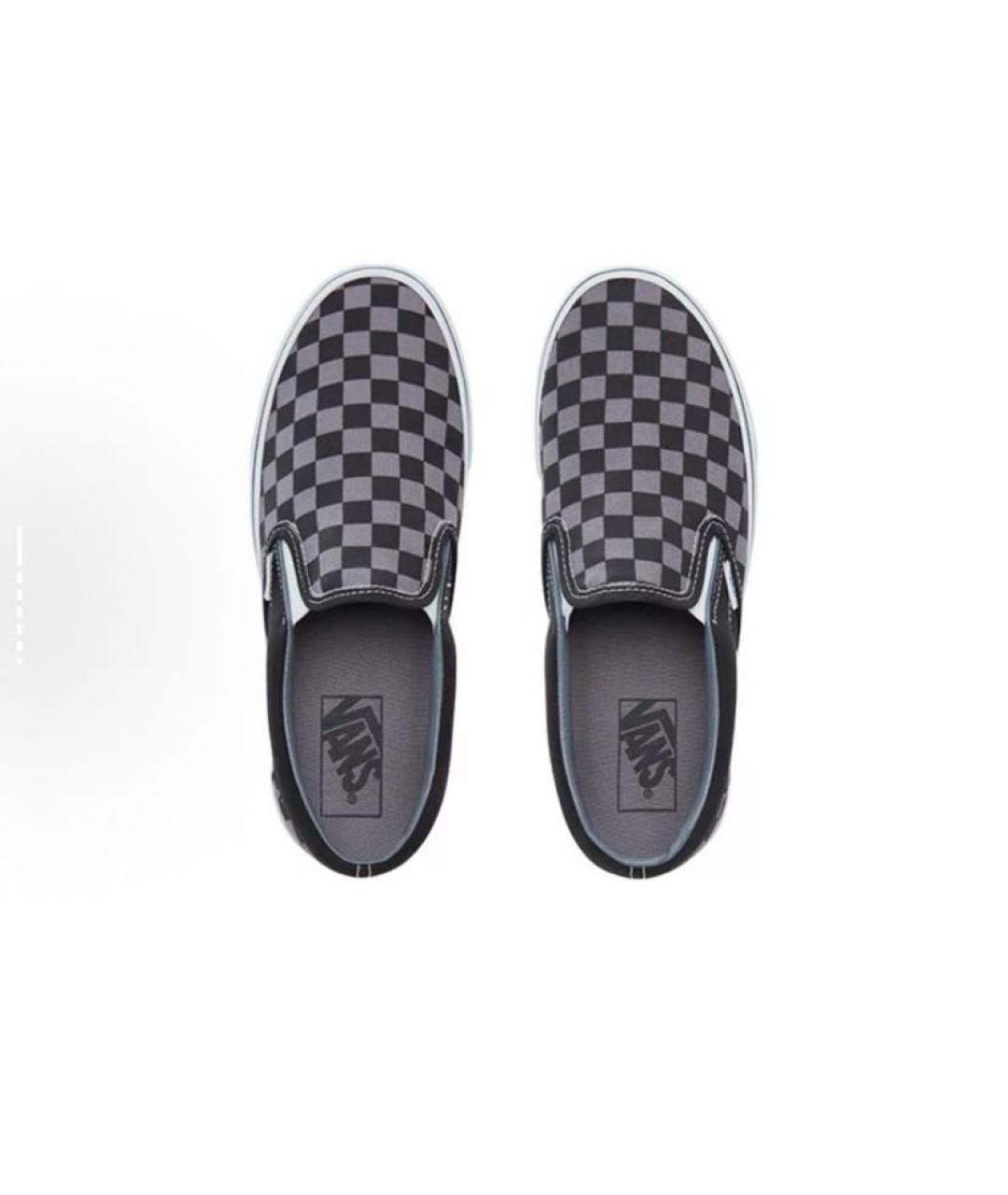 VANS Серые текстильные низкие кроссовки / кеды, фото 5