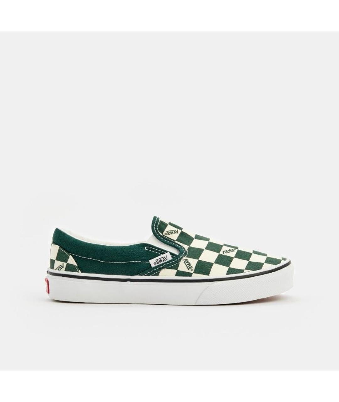 VANS Зеленые текстильные низкие кроссовки / кеды, фото 6