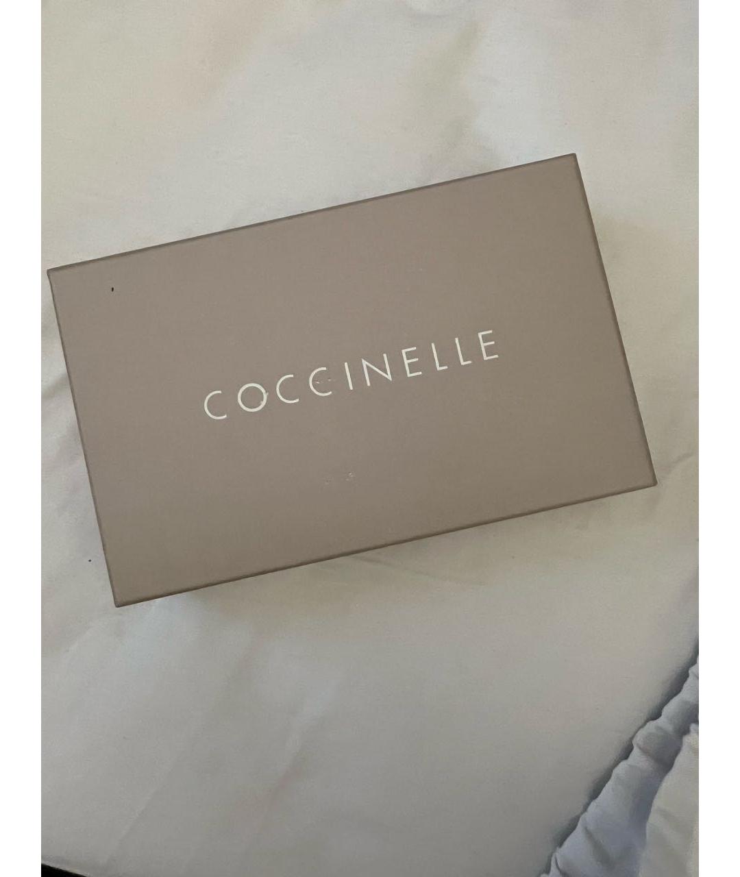 COCCINELLE Серый кожаный кошелек, фото 8
