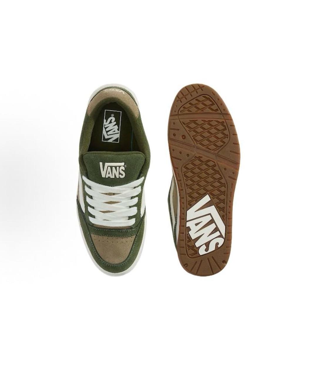 VANS Зеленые замшевые низкие кроссовки / кеды, фото 5