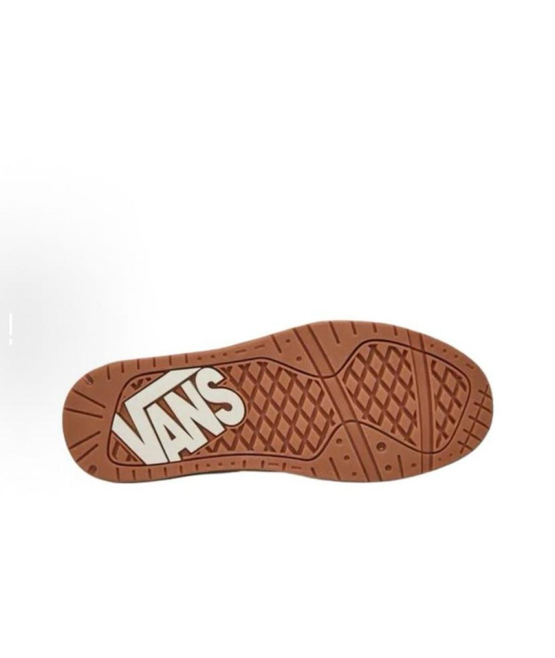 VANS Бежевые замшевые низкие кроссовки / кеды, фото 5