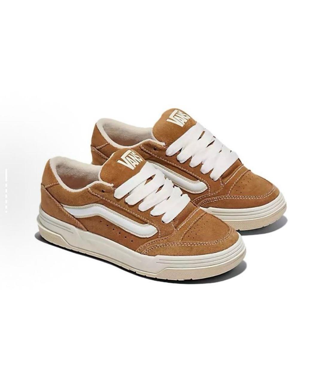 VANS Оранжевое замшевые низкие кроссовки / кеды, фото 3
