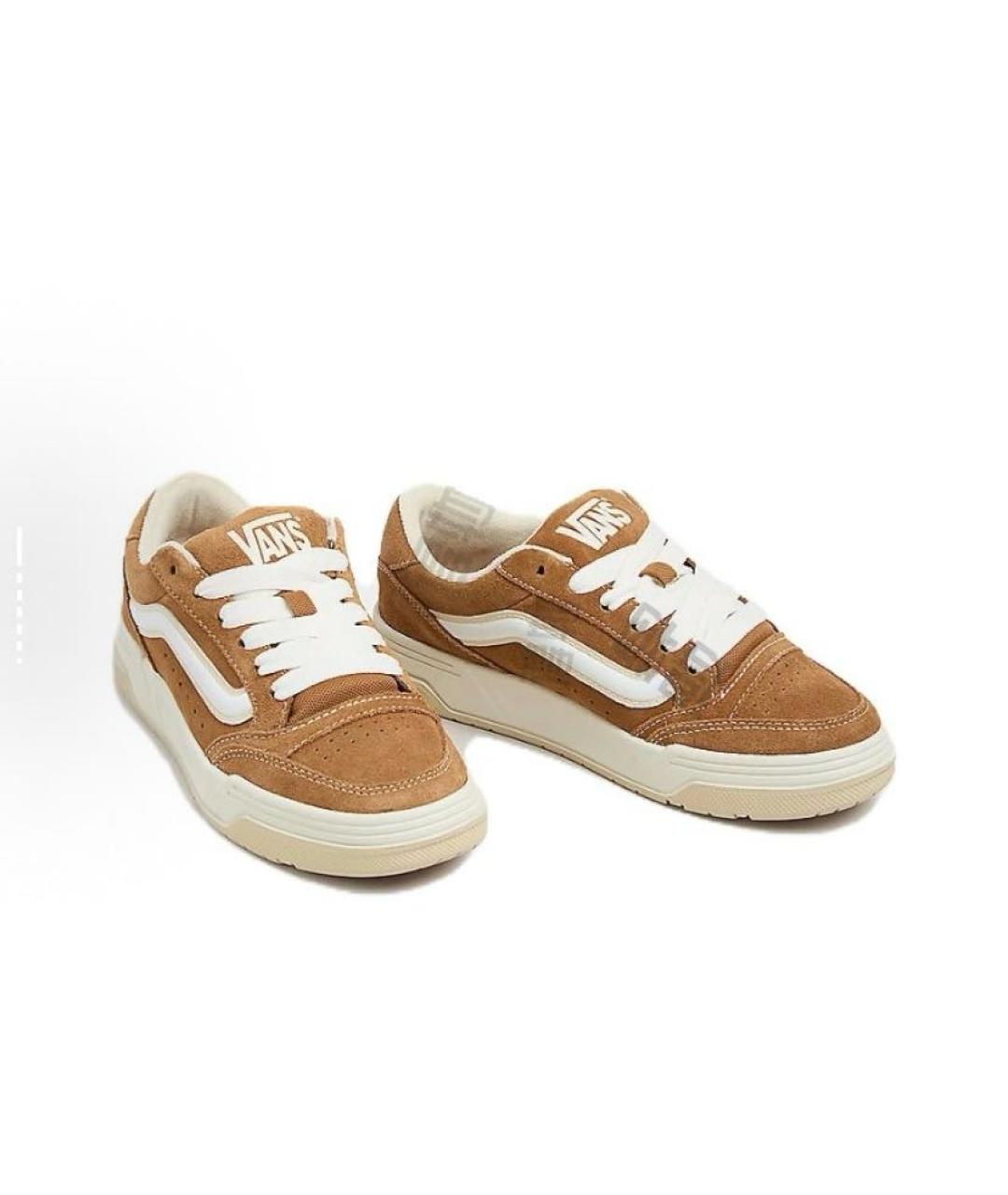 VANS Оранжевое замшевые низкие кроссовки / кеды, фото 4