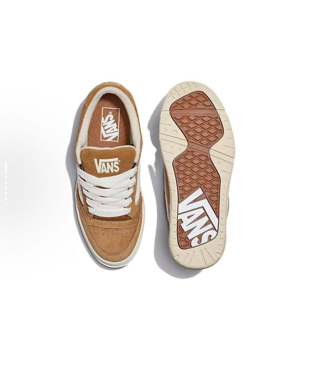 VANS Оранжевое замшевые низкие кроссовки / кеды, фото 6