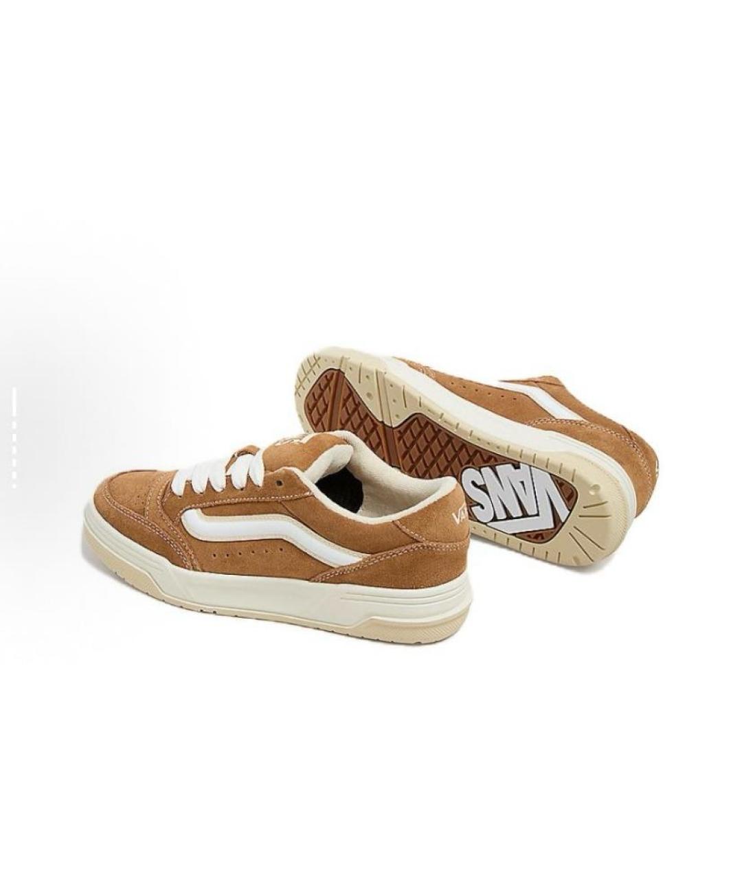 VANS Оранжевое замшевые низкие кроссовки / кеды, фото 5