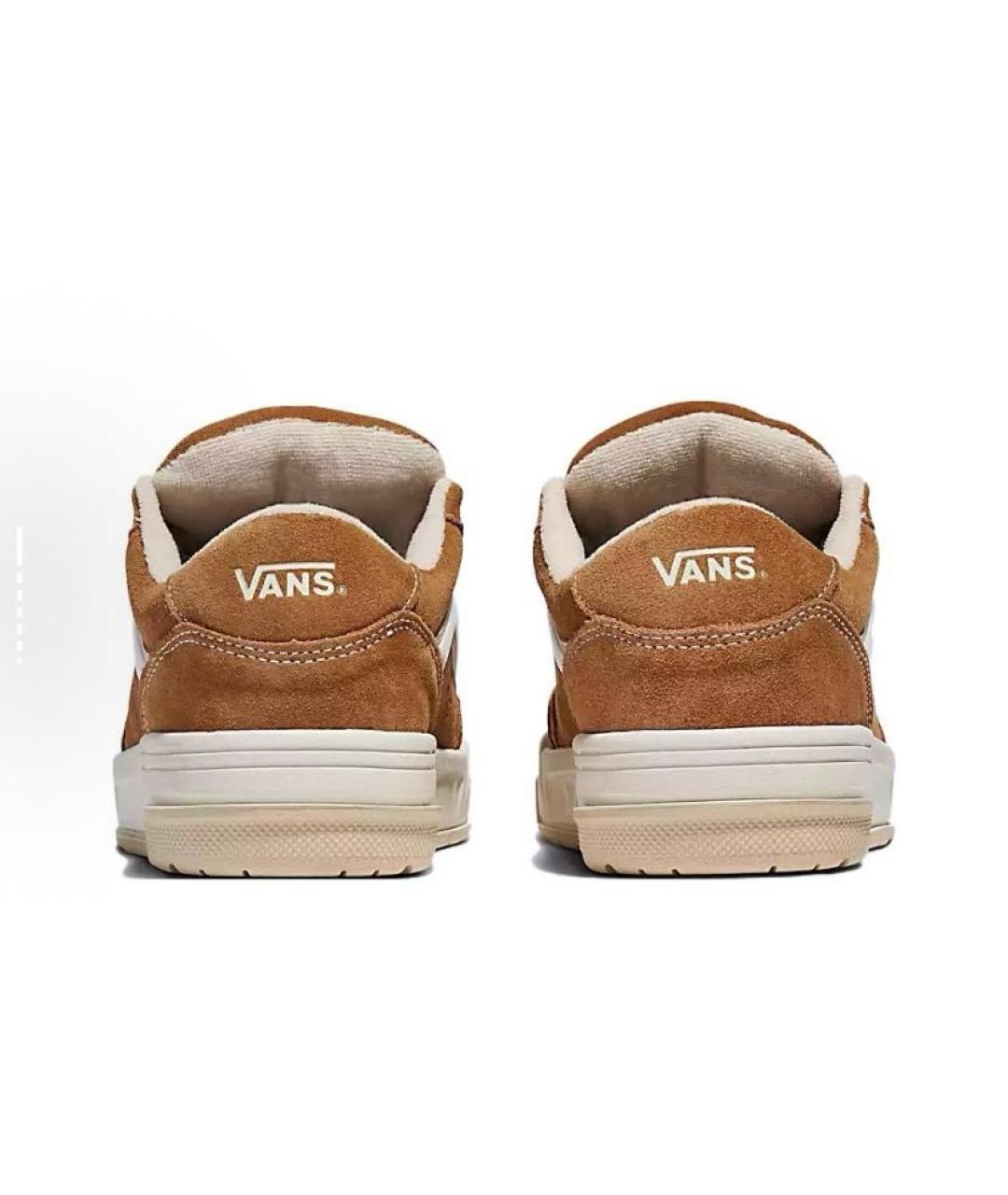 VANS Оранжевое замшевые низкие кроссовки / кеды, фото 7