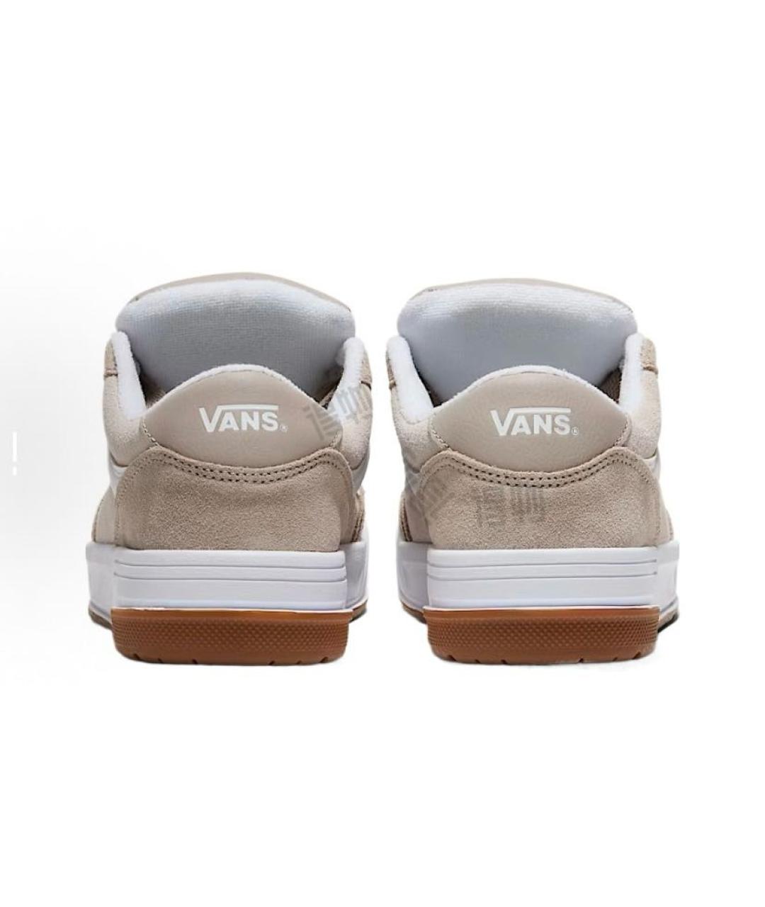 VANS Бежевые замшевые низкие кроссовки / кеды, фото 4