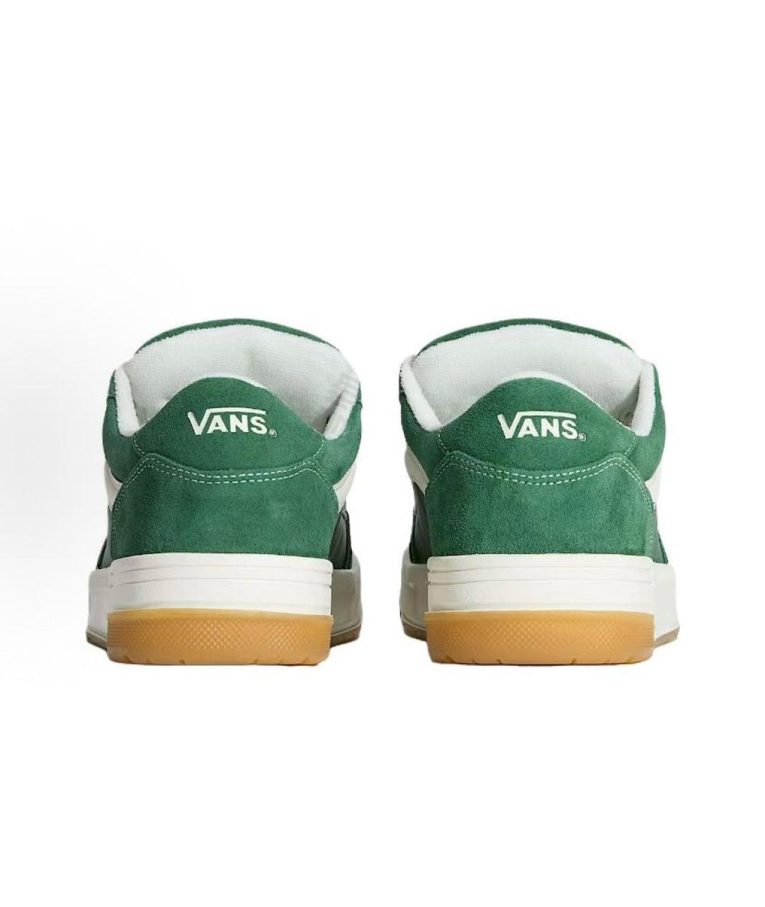 VANS Зеленые текстильные низкие кроссовки / кеды, фото 4