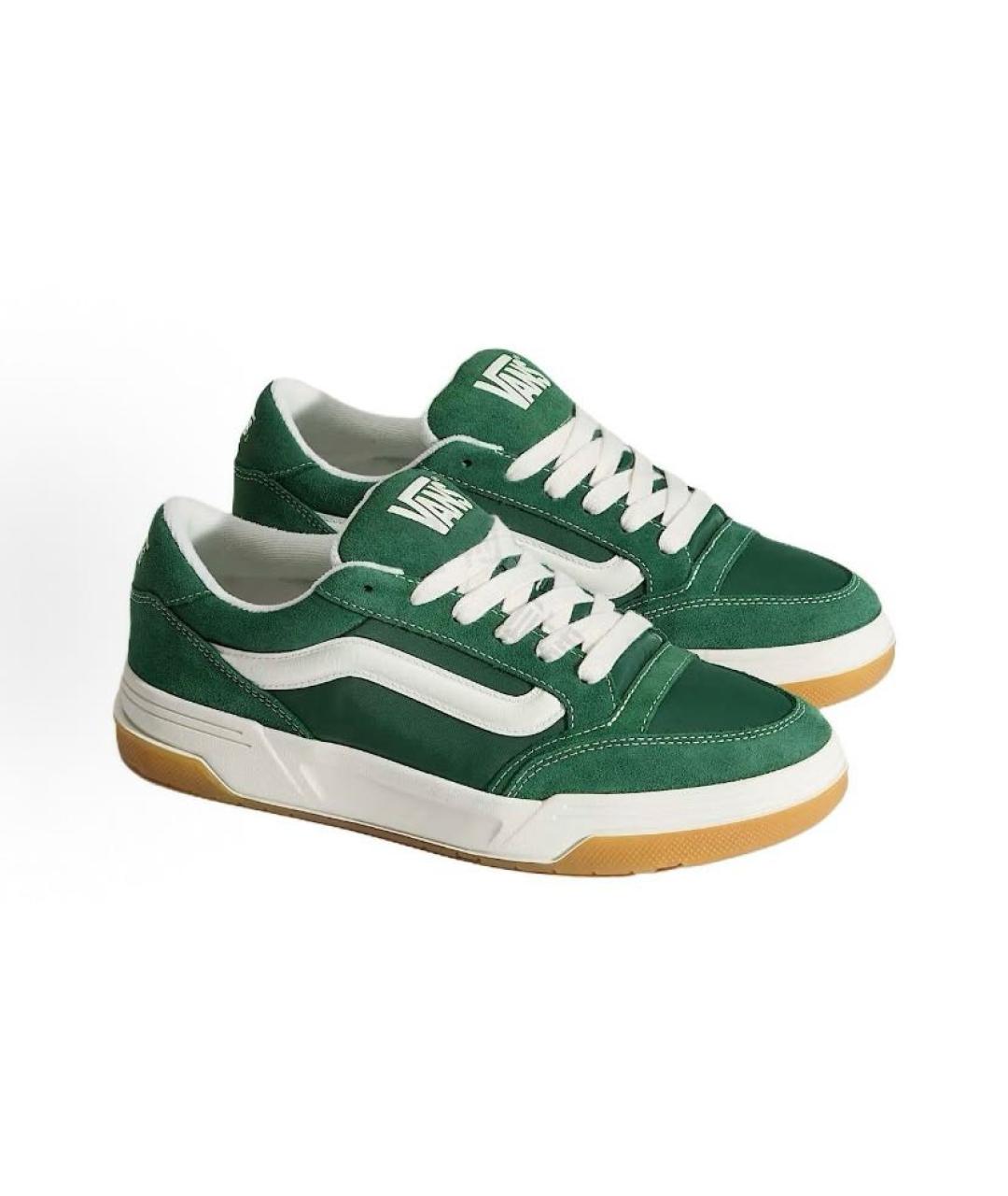 VANS Зеленые текстильные низкие кроссовки / кеды, фото 3