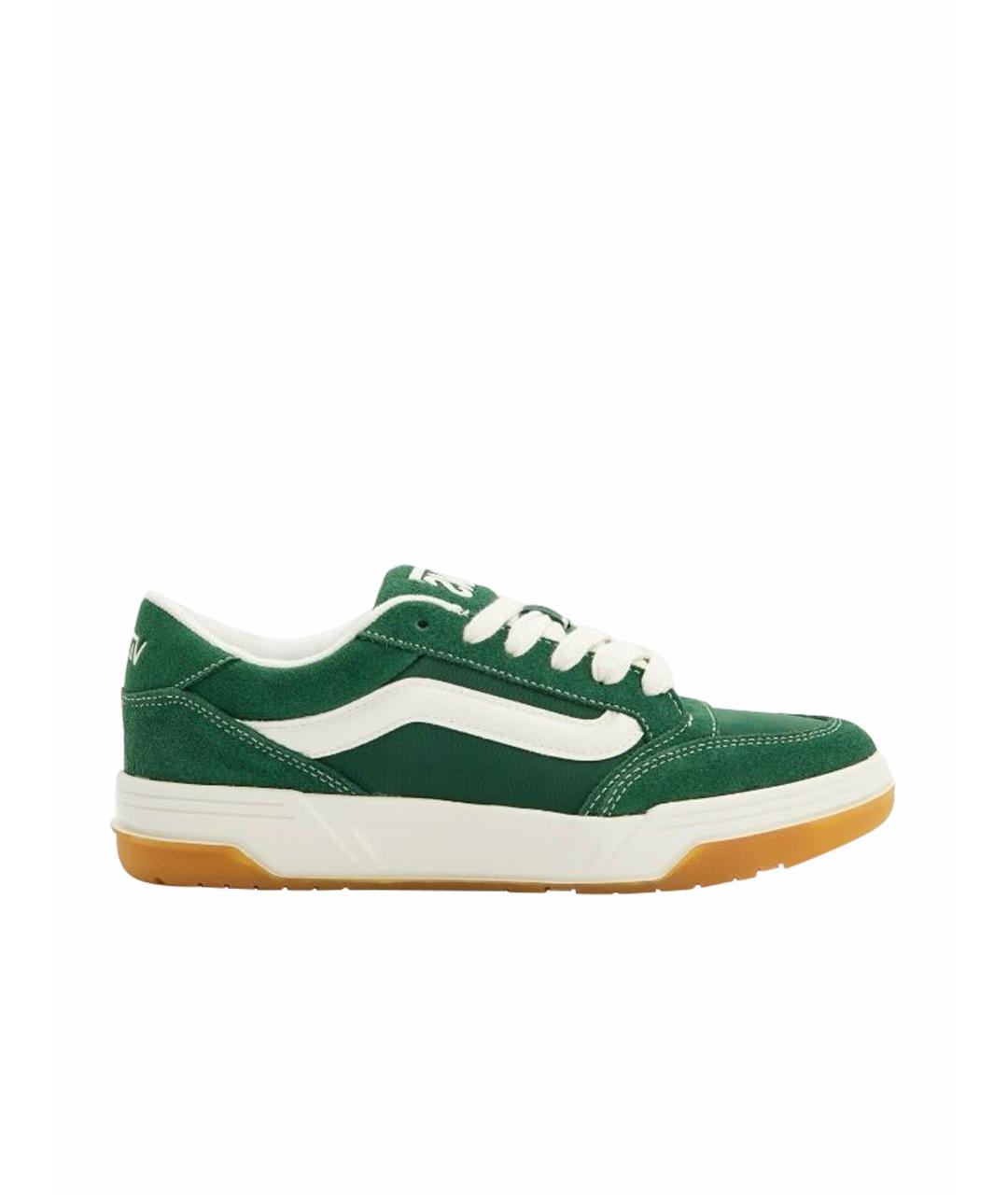 VANS Зеленые текстильные низкие кроссовки / кеды, фото 1