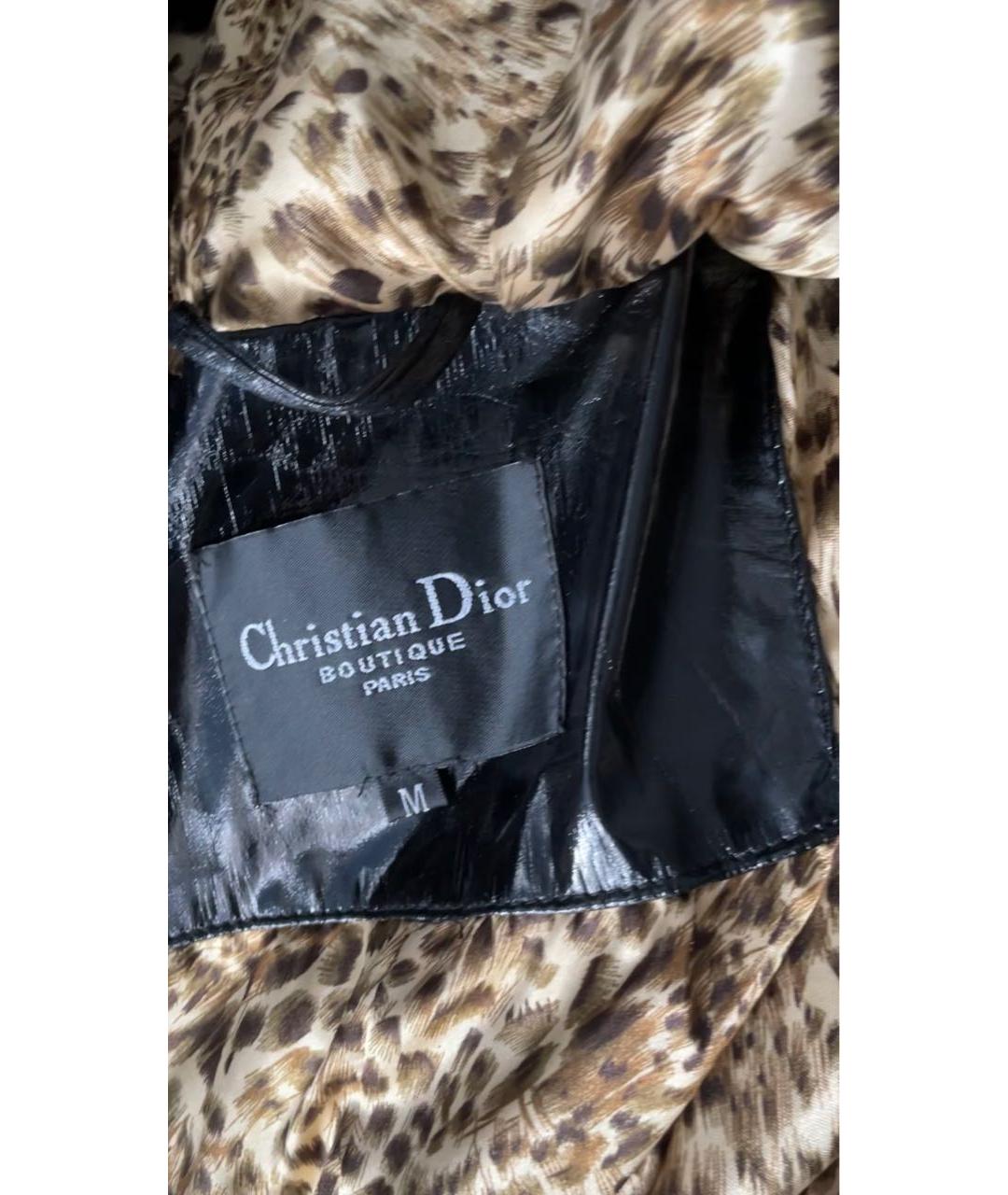 CHRISTIAN DIOR Черная хлопковая парка, фото 4