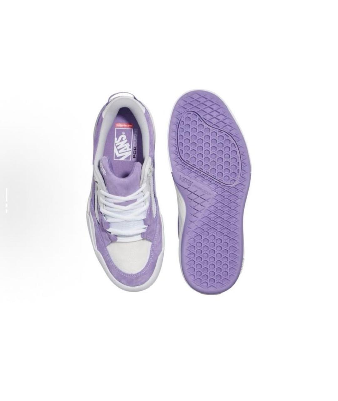VANS Фиолетовые замшевые низкие кроссовки / кеды, фото 5