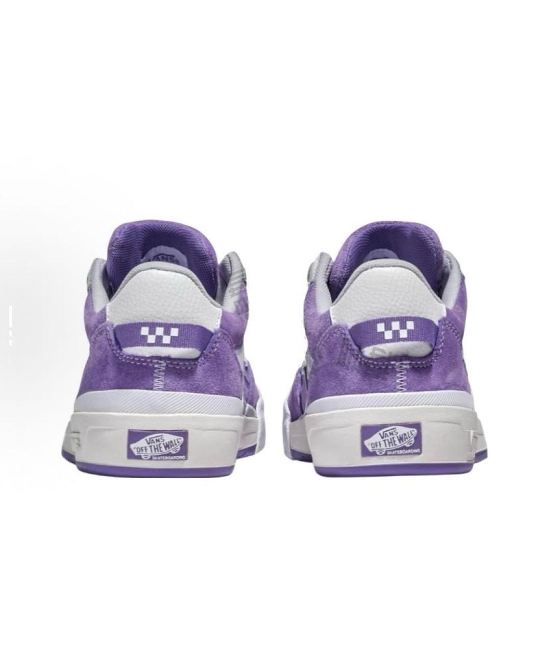 VANS Фиолетовые замшевые низкие кроссовки / кеды, фото 4