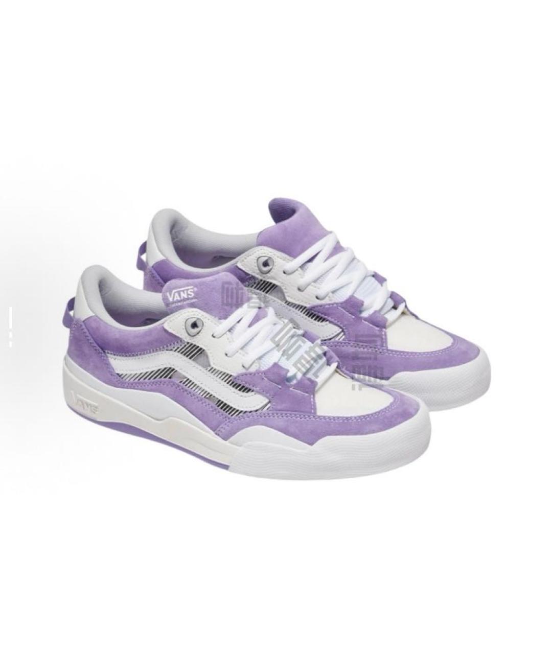 VANS Фиолетовые замшевые низкие кроссовки / кеды, фото 3
