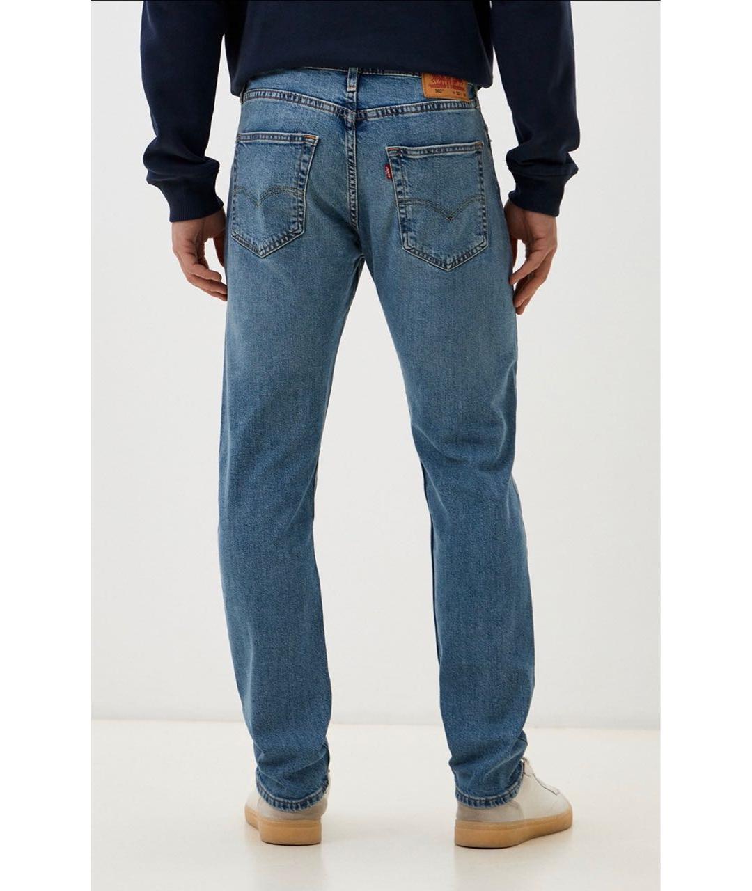 LEVI'S Синие хлопко-эластановые джинсы скинни, фото 2