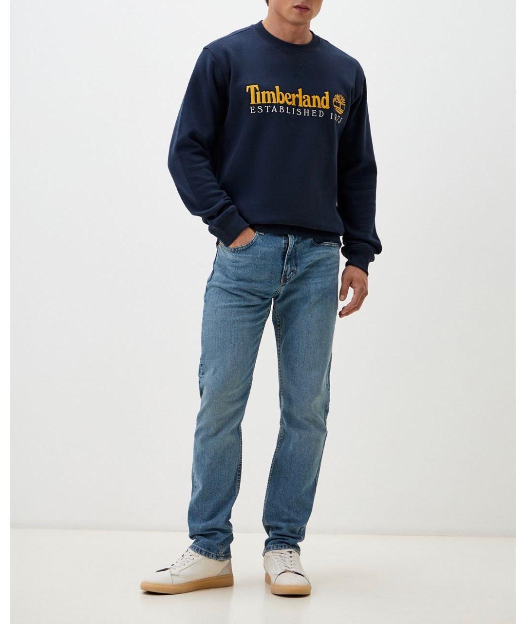 LEVI'S Синие хлопко-эластановые джинсы скинни, фото 4