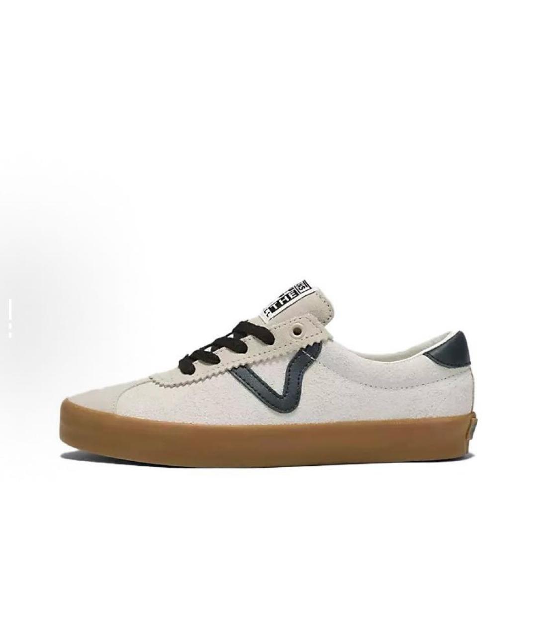 VANS Бежевые замшевые низкие кроссовки / кеды, фото 2