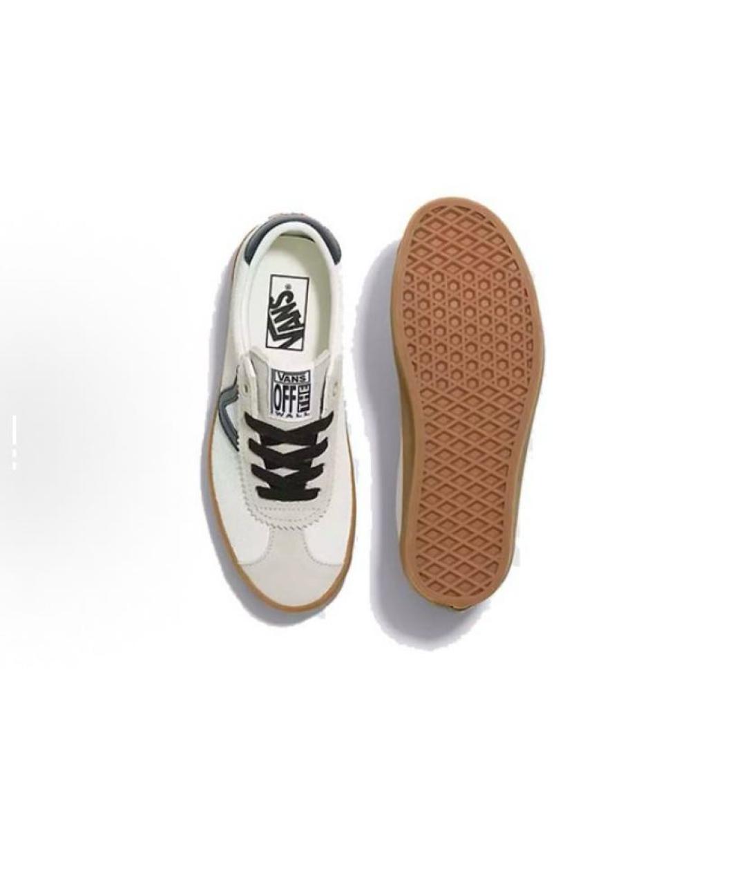 VANS Бежевые замшевые низкие кроссовки / кеды, фото 5