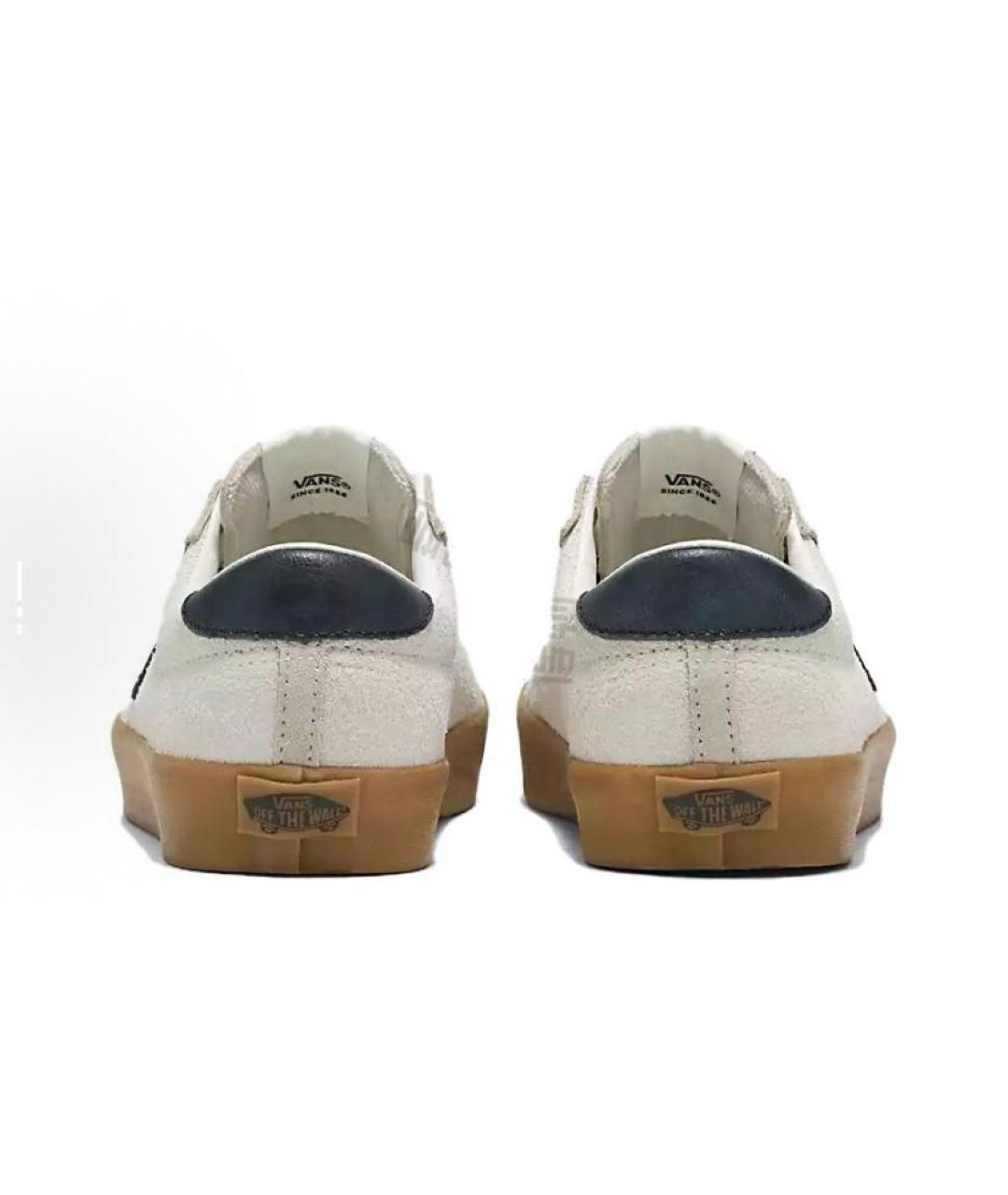 VANS Бежевые замшевые низкие кроссовки / кеды, фото 4