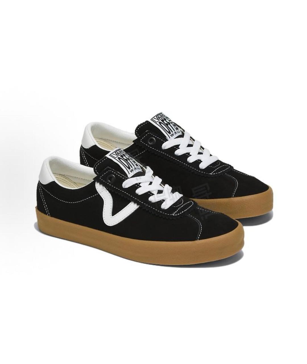 VANS Черные замшевые низкие кроссовки / кеды, фото 3