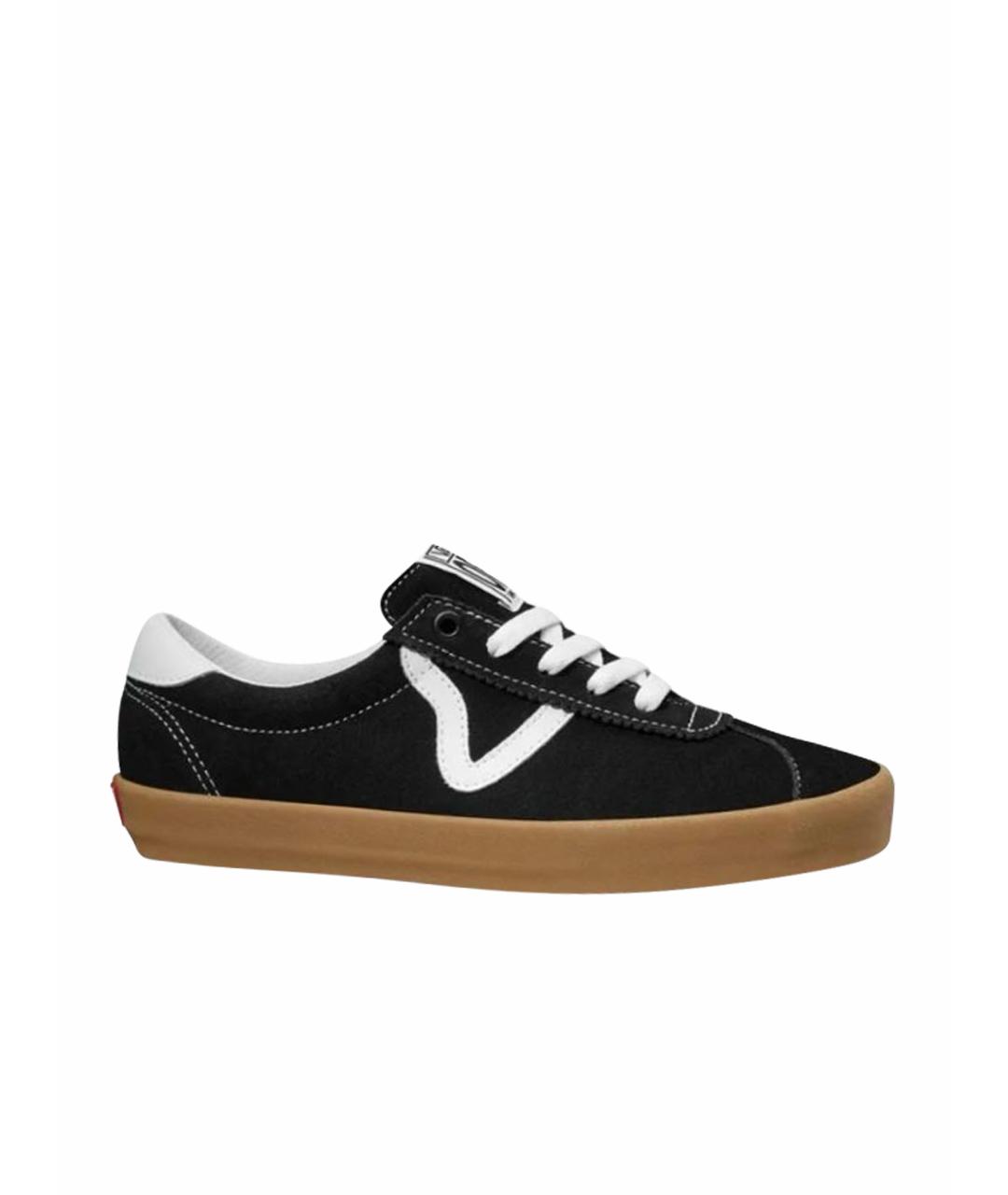 VANS Черные замшевые низкие кроссовки / кеды, фото 1