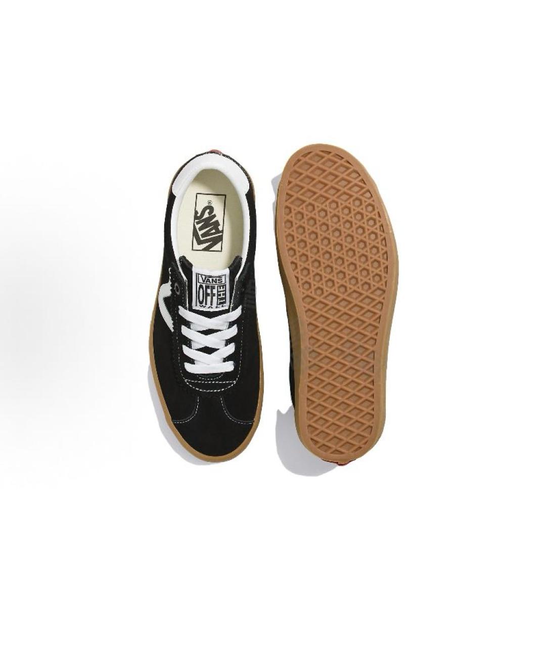 VANS Черные замшевые низкие кроссовки / кеды, фото 4