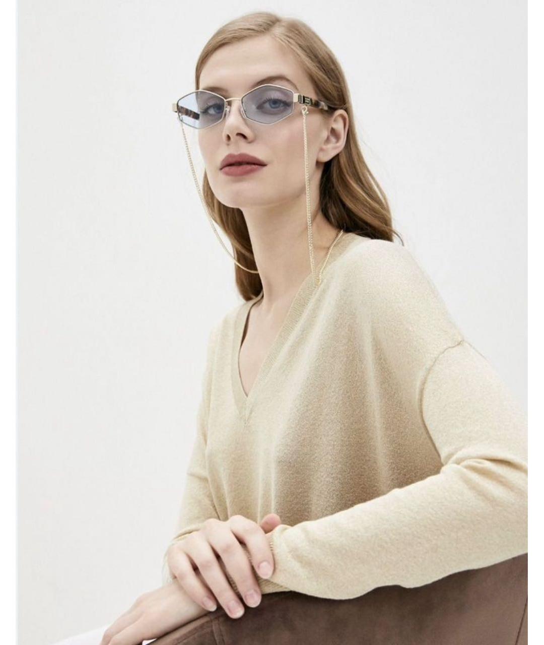 MARC JACOBS Голубые металлические солнцезащитные очки, фото 4
