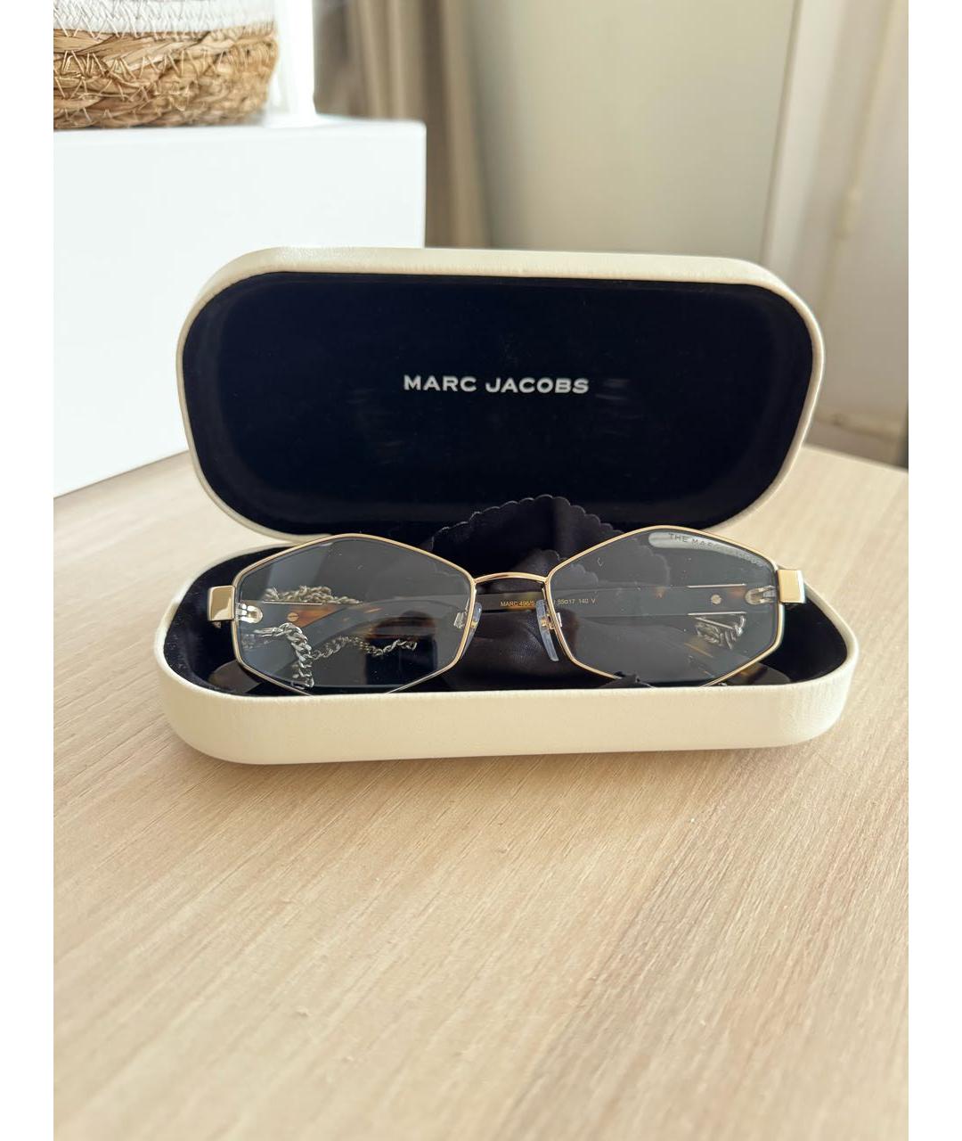 MARC JACOBS Голубые металлические солнцезащитные очки, фото 6
