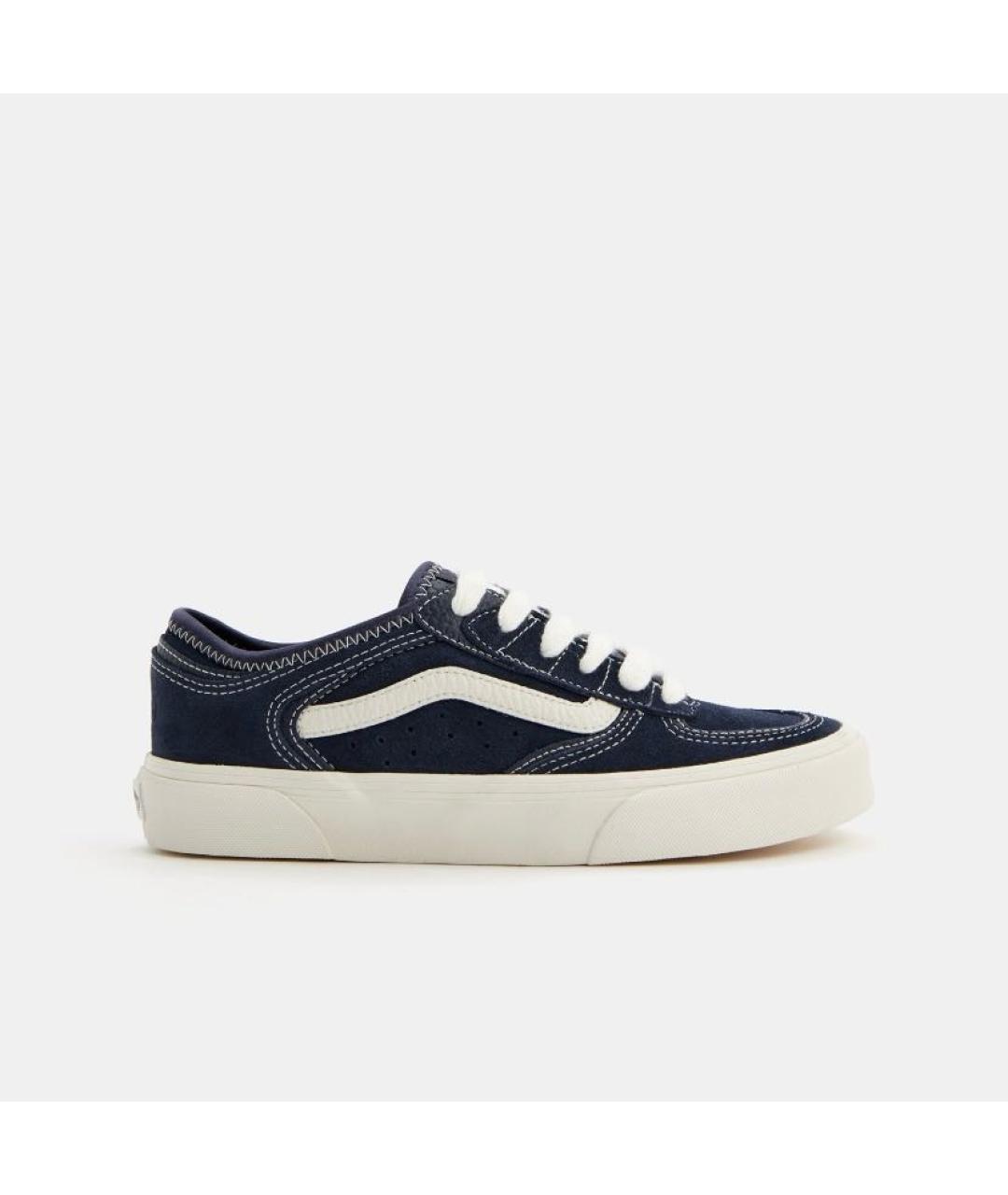 VANS Темно-синие замшевые низкие кроссовки / кеды, фото 5