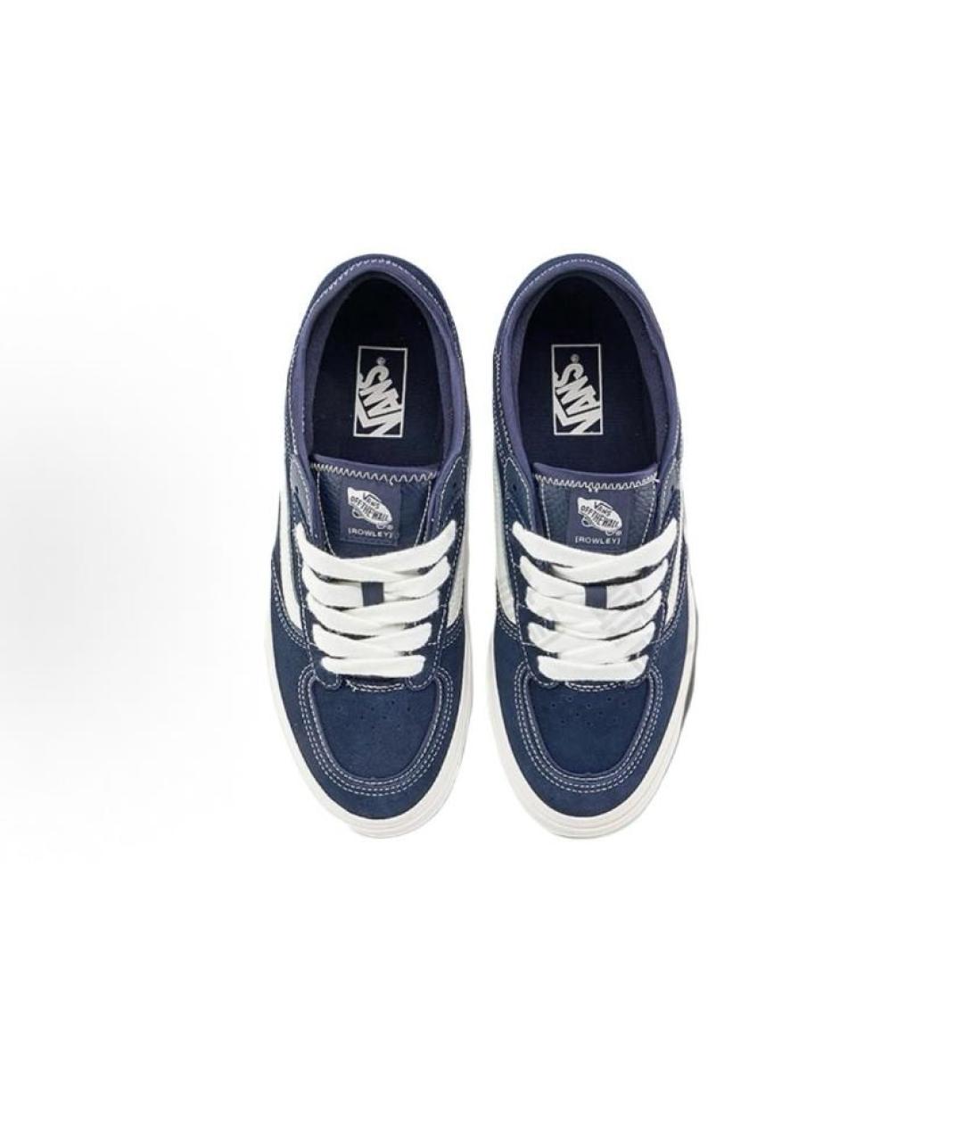 VANS Темно-синие замшевые низкие кроссовки / кеды, фото 3