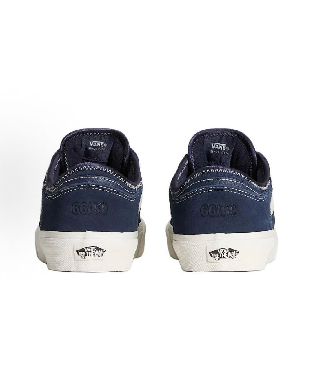 VANS Темно-синие замшевые низкие кроссовки / кеды, фото 4